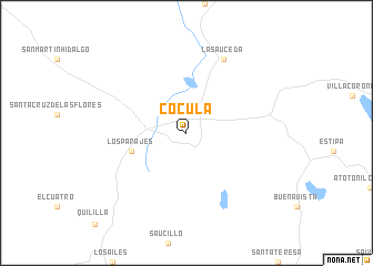 map of Cocula