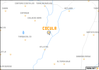 map of Cocula