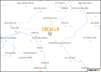 map of Cocullo