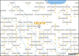 map of Cocuyo