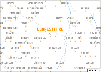 map of Codăeşti Tîrg