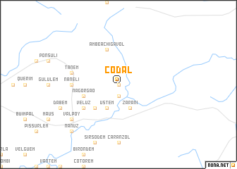 map of Codal