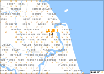 map of Cổ Ðan