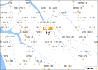 map of Codar