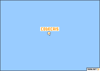 map of Codeçais