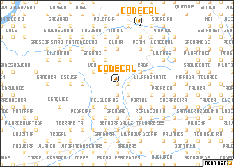 map of Codeçal