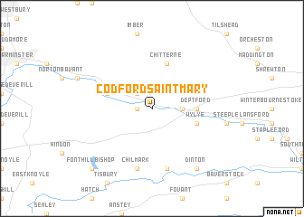map of Codford Saint Mary