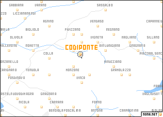 map of Codiponte