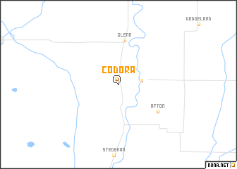 map of Codora