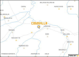 map of Codovilla