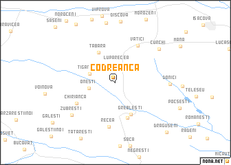 map of Codreanca