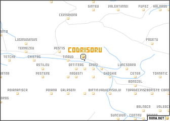 map of Codrişoru