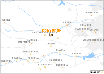 map of Cody Park