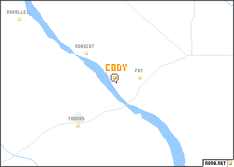 map of Cody