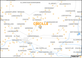 map of Coecillo