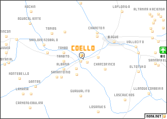 map of Coello