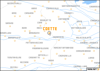 map of Coette