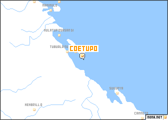 map of Coetupo