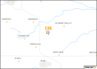 map of Coe