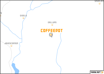 map of Coffeepot