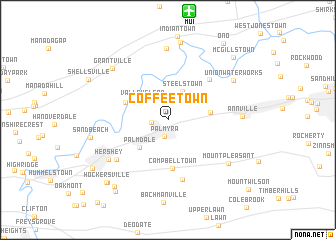 map of Coffeetown