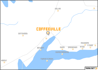 map of Coffeeville