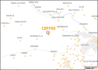 map of Coffee