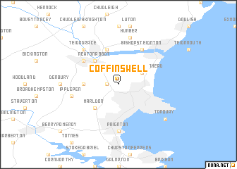 map of Coffinswell