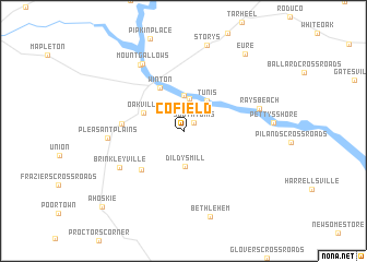 map of Cofield