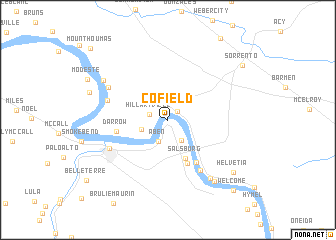 map of Cofield