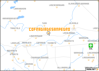map of Cofradía de San Pedro