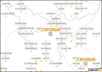 map of Cofradía