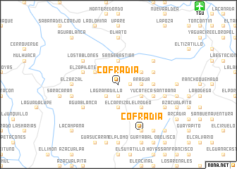 map of Cofradía