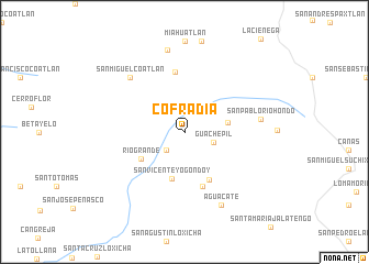 map of Cofradía