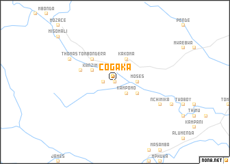 map of Cogaka