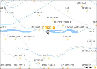 map of Coggia