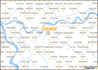 map of Cổ Giang