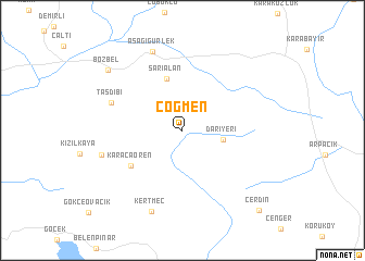 Çöğmen (Turkey) map - nona.net