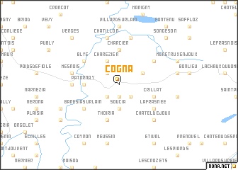map of Cogna