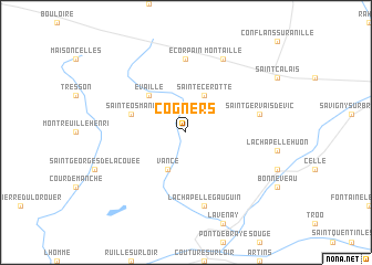 map of Cogners