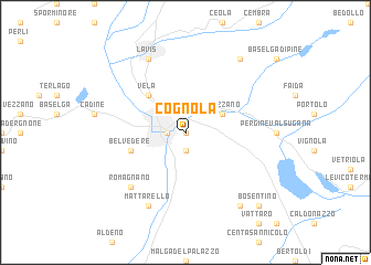 map of Cognola