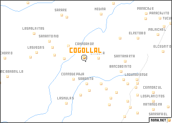 map of Cogollal