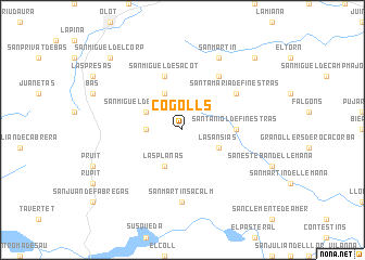 map of Cogolls