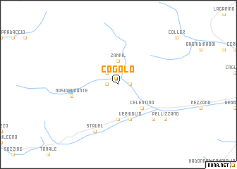 map of Cogolo