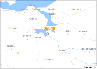 map of Cogomó