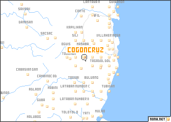 map of Cogon Cruz