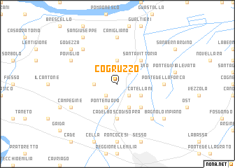 map of Cogruzzo