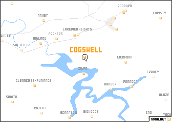 map of Cogswell