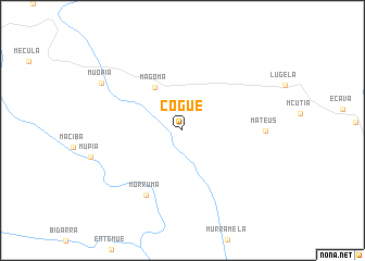 map of Cóguè