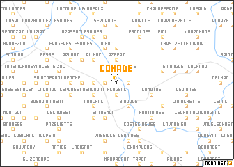 map of Cohade